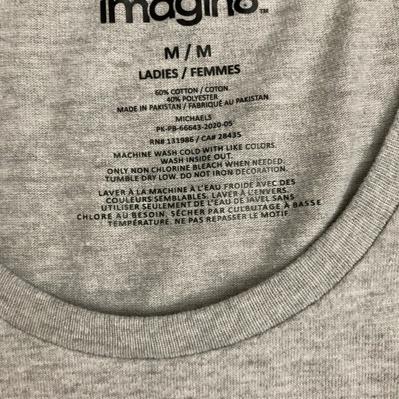 Halloween Short Sleeves TShirt Gray Medium BNWOT - Picture 3 of 4